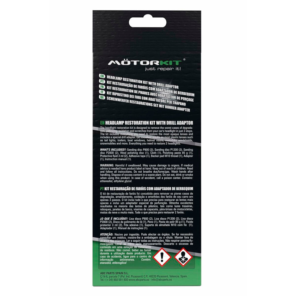 Esitulede restauraator Motorkit MOT1005 puur