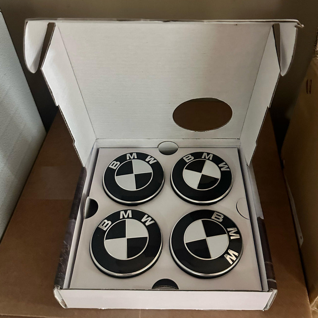 Genuine OEM BMW Floating Wheel Center Caps (Set of 4) - 5x120/ 5x112-4