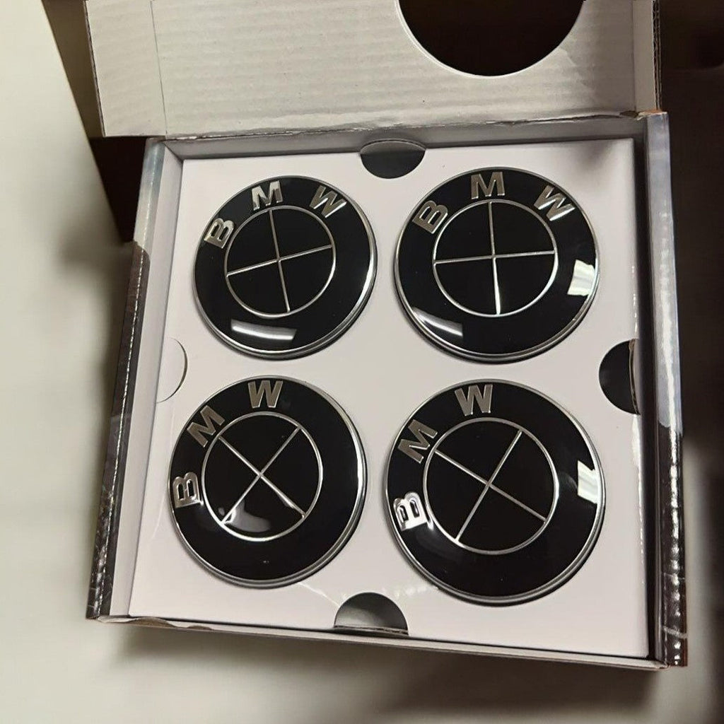 Genuine OEM BMW Floating Wheel Center Caps (Set of 4) - 5x120/ 5x112-0