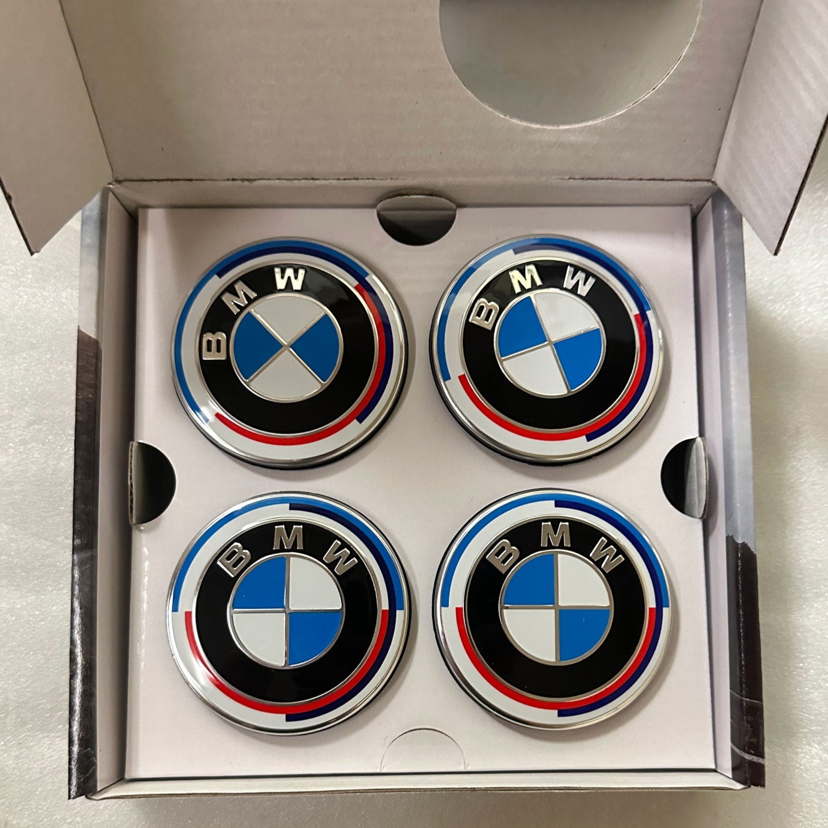 Genuine OEM BMW Floating Wheel Center Caps (Set of 4) - 5x120/ 5x112-2