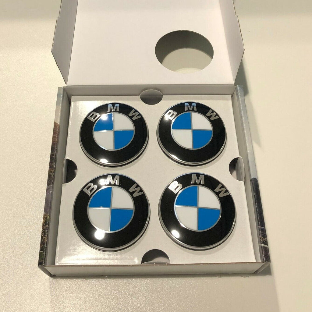 Genuine OEM BMW Floating Wheel Center Caps (Set of 4) - 5x120/ 5x112-3